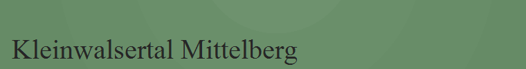 Kleinwalsertal Mittelberg